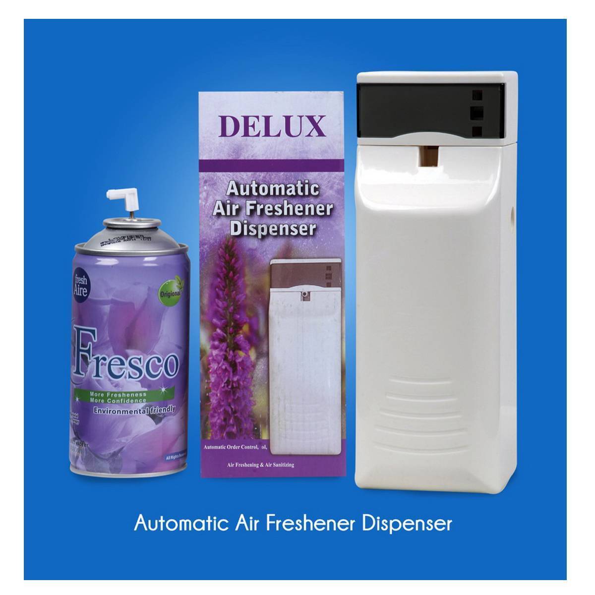 Automatic Air Freshener Dispenser With Free Air Freshener 300 ml Bottle