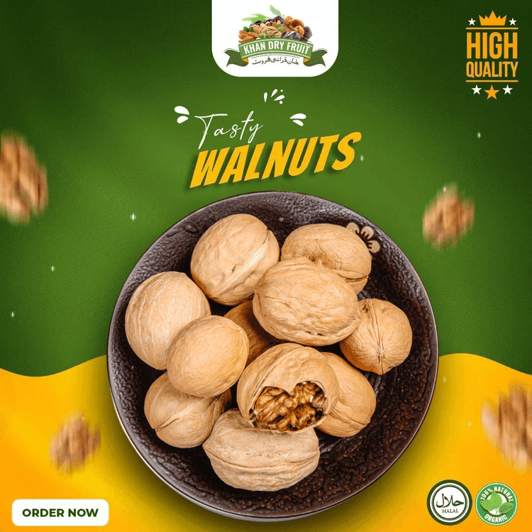 American Walnuts (American Akhrot) 1KG Pack - Leyjao.pk