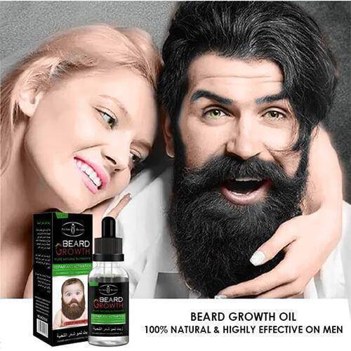 Professional Men Beard Growth Enhancer Facial Nutrition Moustache Grow Beard Oil Leyjao Pk