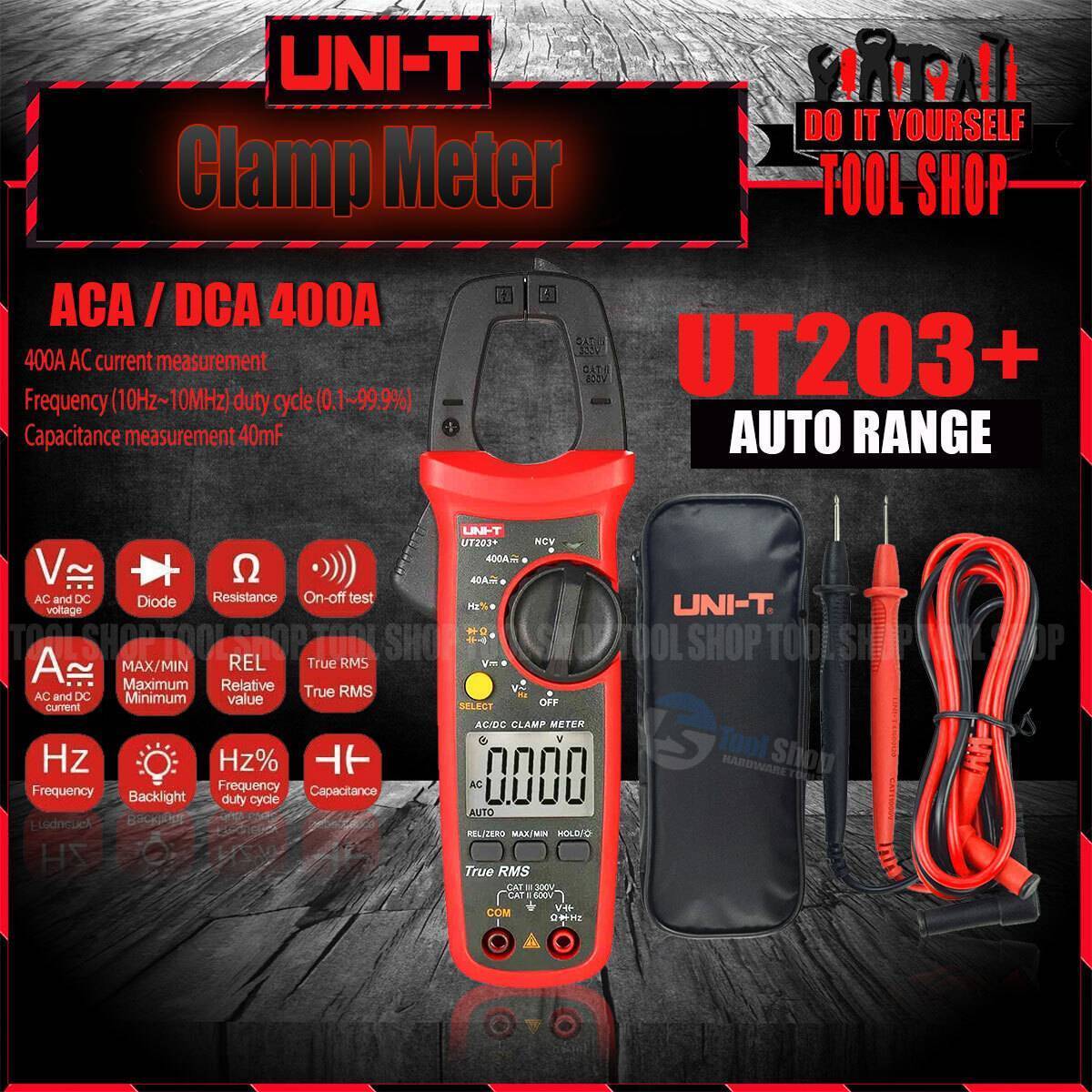 Digital Clamp Meter Ut203+ 400A (Upgraded Version Of Ut203 Digital