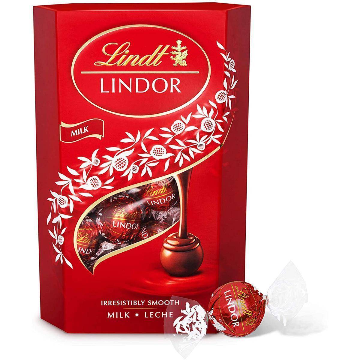 Lindt Lindor Irresistibly Smooth Milk Chocolate Box 200gm Leyjaopk