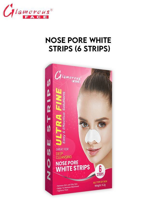 Glamorous Face Ultra Fine 6 Pieces Nose Strip Deep Cleansing Leyjao.pk