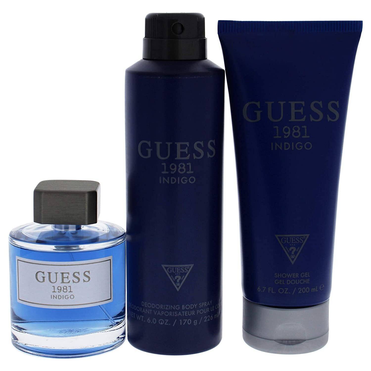 Guess 1981 Indigo Men (100Ml+226Ml Body Spray +200Ml ) - Leyjao.pk
