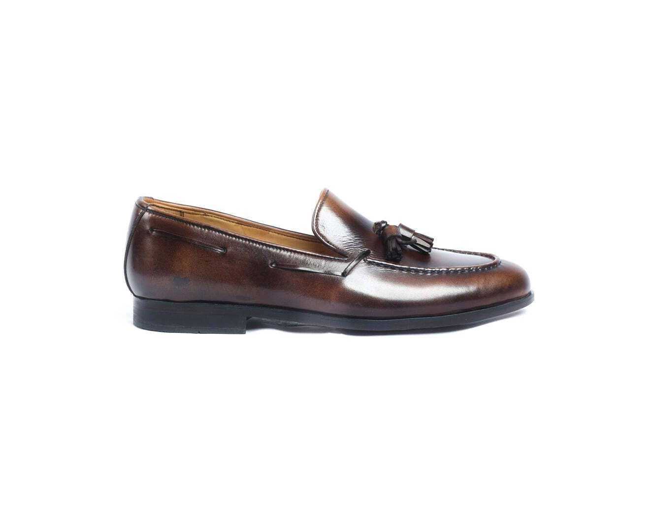 Amani Ozark Tassel Loafer Leather Shoes For Men Leyjao.pk