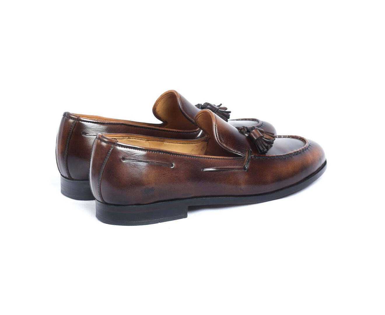 Amani Ozark Tassel Loafer Leather Shoes For Men Leyjao.pk