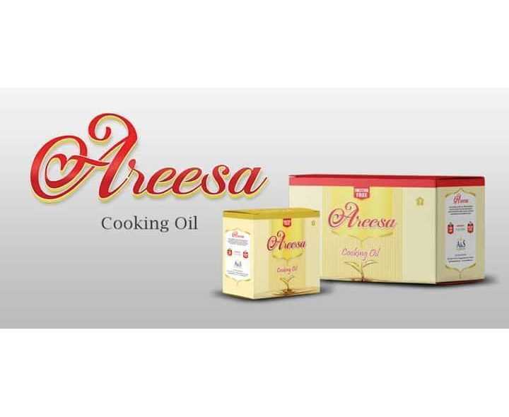 Areesa Cooking Oil 1 liter pouch (1000ml) 1x5 in carton Leyjao.pk