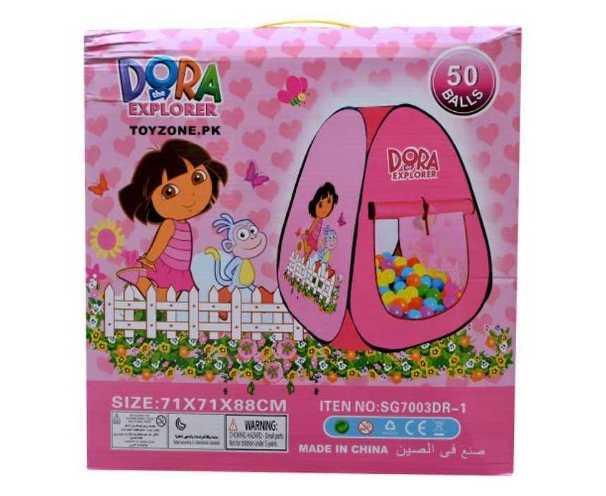 Dora The Explorer Kids Tent House Without Balls 246 Leyjao.pk
